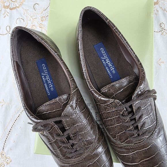 New VTG AntiPrint Lace up Oxford Brown - Picture 4 of 9